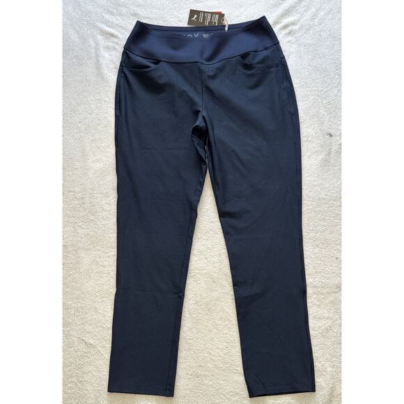 Puma Golf Pants Powershape Navy Blue Stretch UPF 50+ - Picture 1 of 12